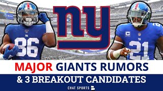 MAJOR Giants Rumors: Cut Darius Slayton? Sign Landon Collins + Breakout Candidates Ft Kadarius Toney