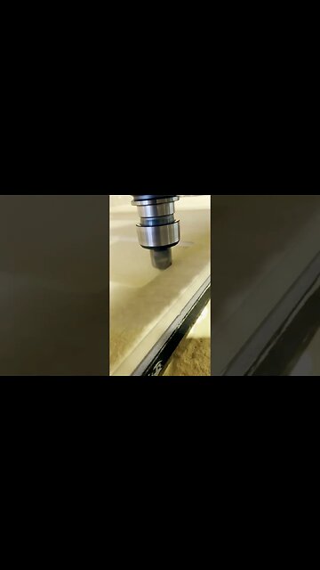 CNC machining MDF doors with an inner profile