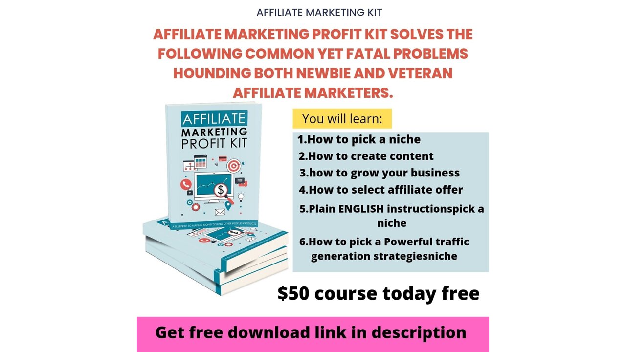 AFFILIATE MARKETING PROFIT KIT solves the following common problems