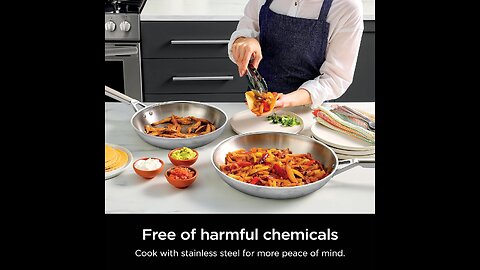 EverClad Commercial-Grade Stainless Steel Cookware Set
