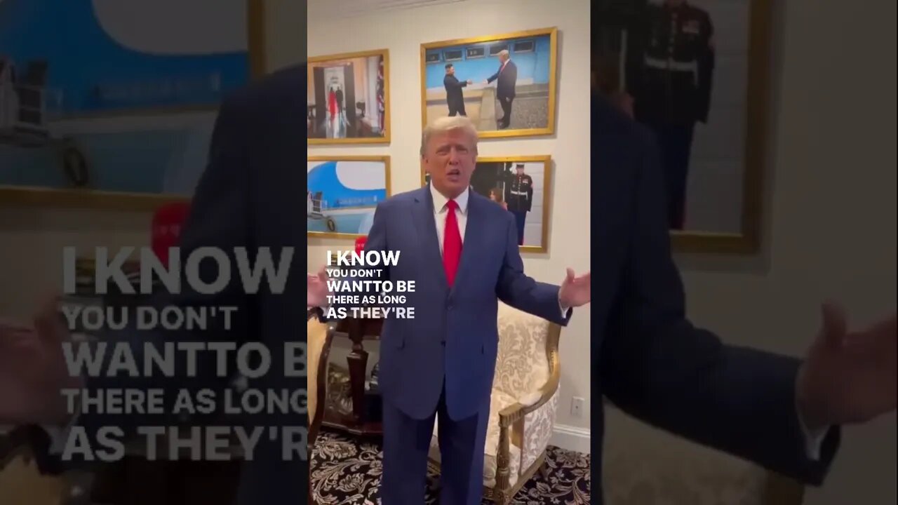 Trump Releases Emergency Message: Stay In Line | #shorts
