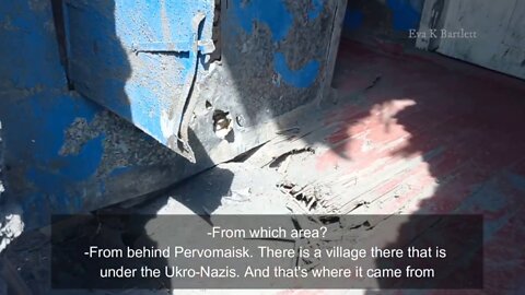 Armed force of Ukraine shelled a Donbass village hitting a residential area