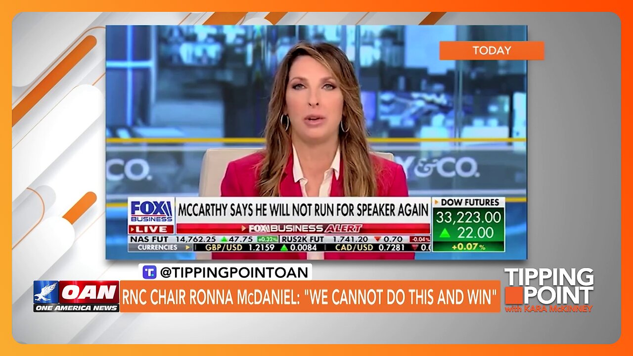 RNC Chair Worked Up Over McCarthy Ouster, Not Losing Track Record | TIPPING POINT 🟧