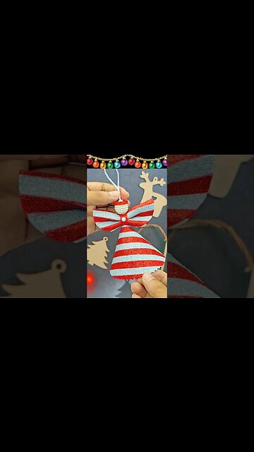 ❄DIY Best Christmas #Angel🌲 #Handmade #Christmas #Ornaments Making For Upcoming #Holiday #Crafts🎄