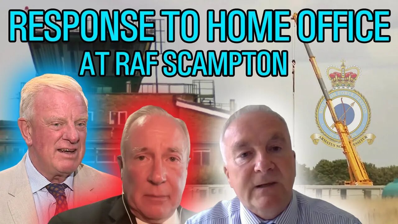 Home Office RAF Scampton│Cllr Trevor Young, CEO Peter Hewitt & Sir Edward Leigh MP respond #itv