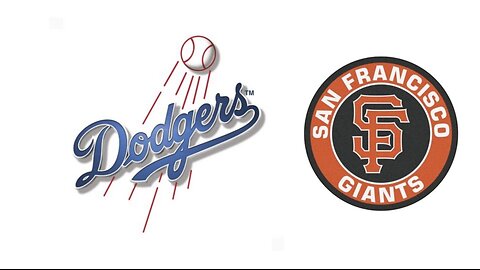 Dodgers @ Giants. Game 2 of 3 Game Series. MLB the Show 24.