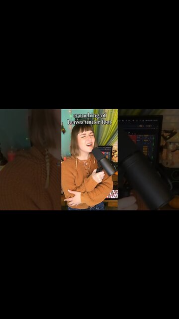 i wrote a dark pop song about autumn #shorts