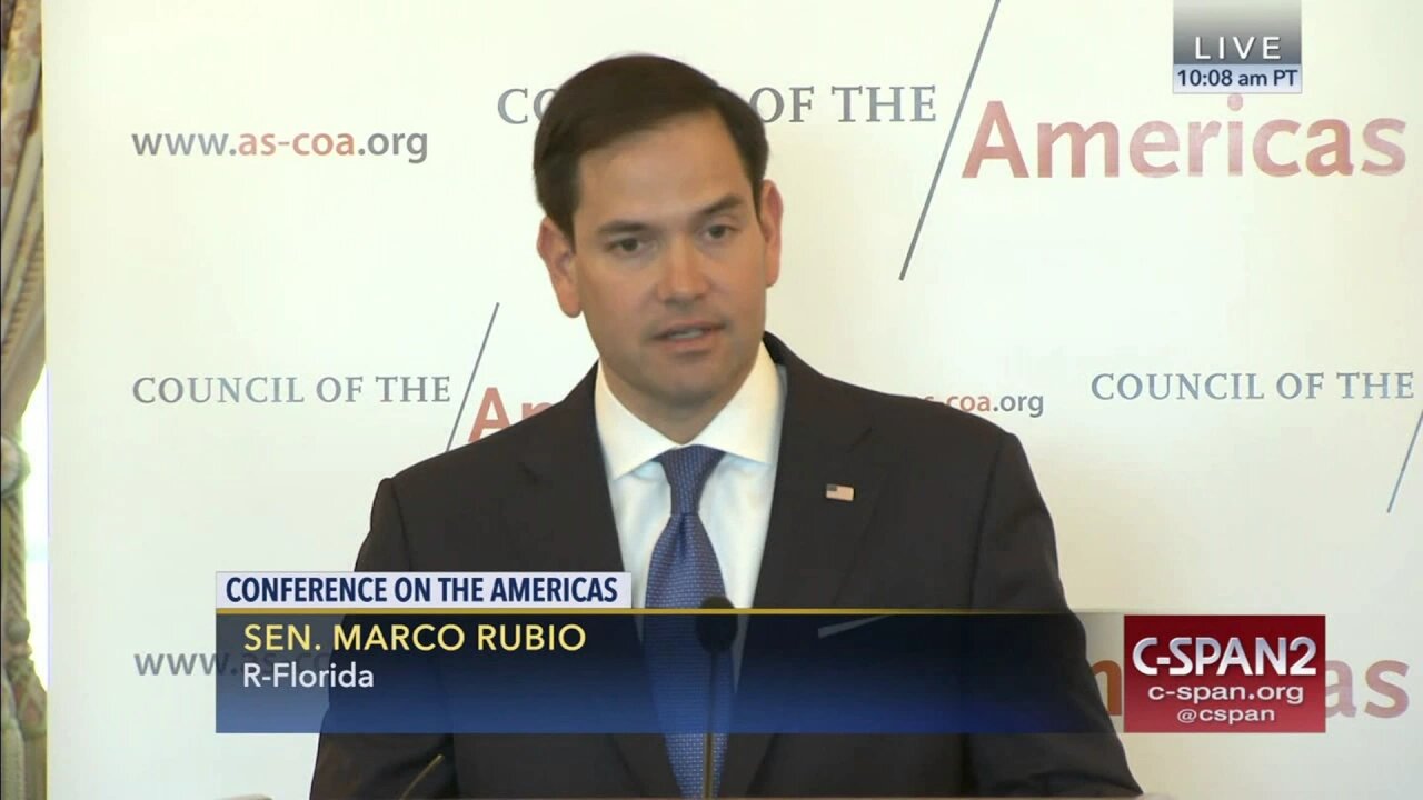 Rubio keynotes the Council of the Americas’ 47th Annual Washington Conference on the Americas
