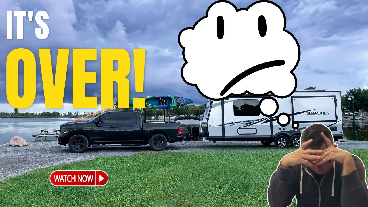 Goodbye trailer. Sleep well. How to WINTERIZE your trailer.