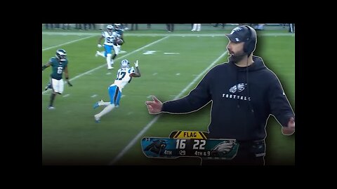 Tension in Philly! Watch the final minutes of the Panthers vs Eagles!