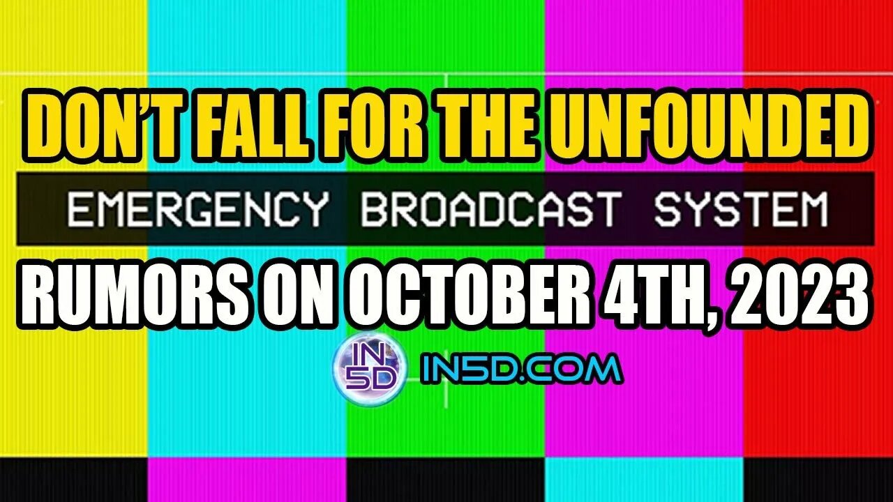 Don't Fall for the Unfounded EBS Rumor on October 4th