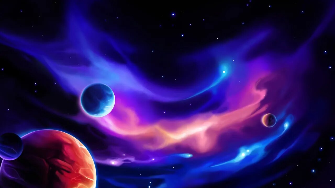 Beautiful Space | Digital Painting Process