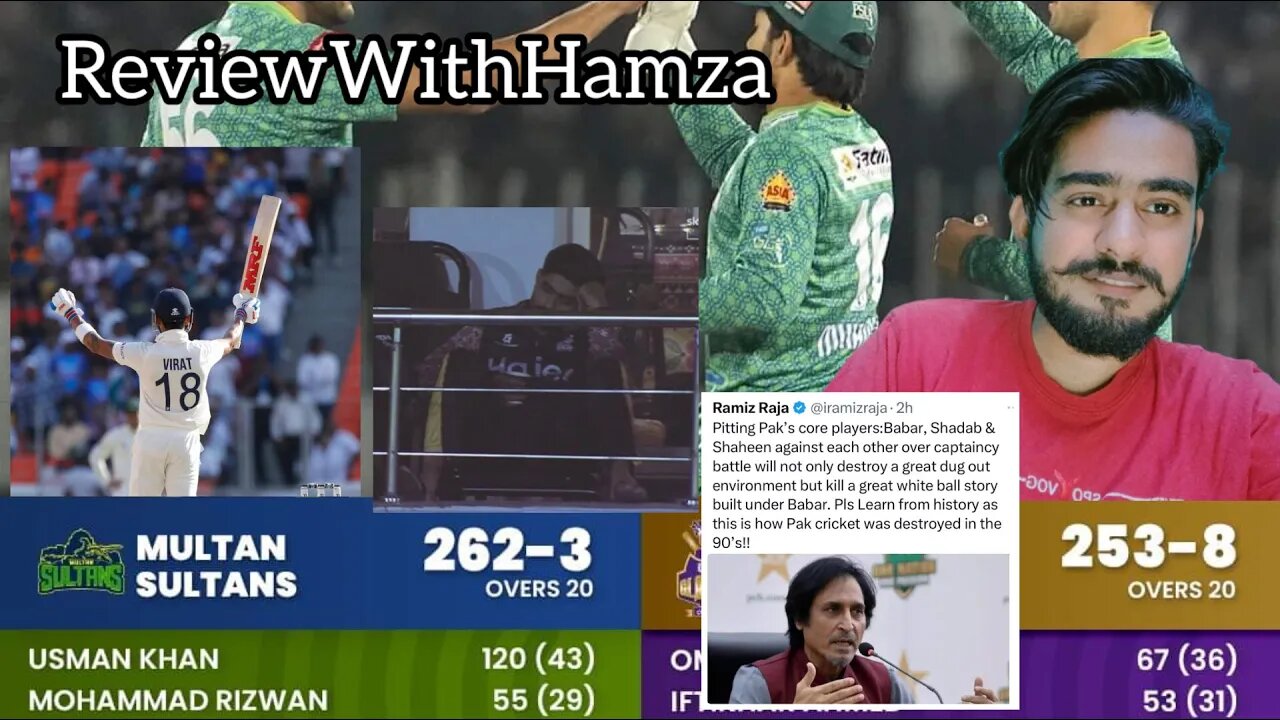 Review with Hamza | Episode 12 | MS vs QG | KK vs LQ | PZ vs IU | BAN vs Eng | IND vs AUS | Captain