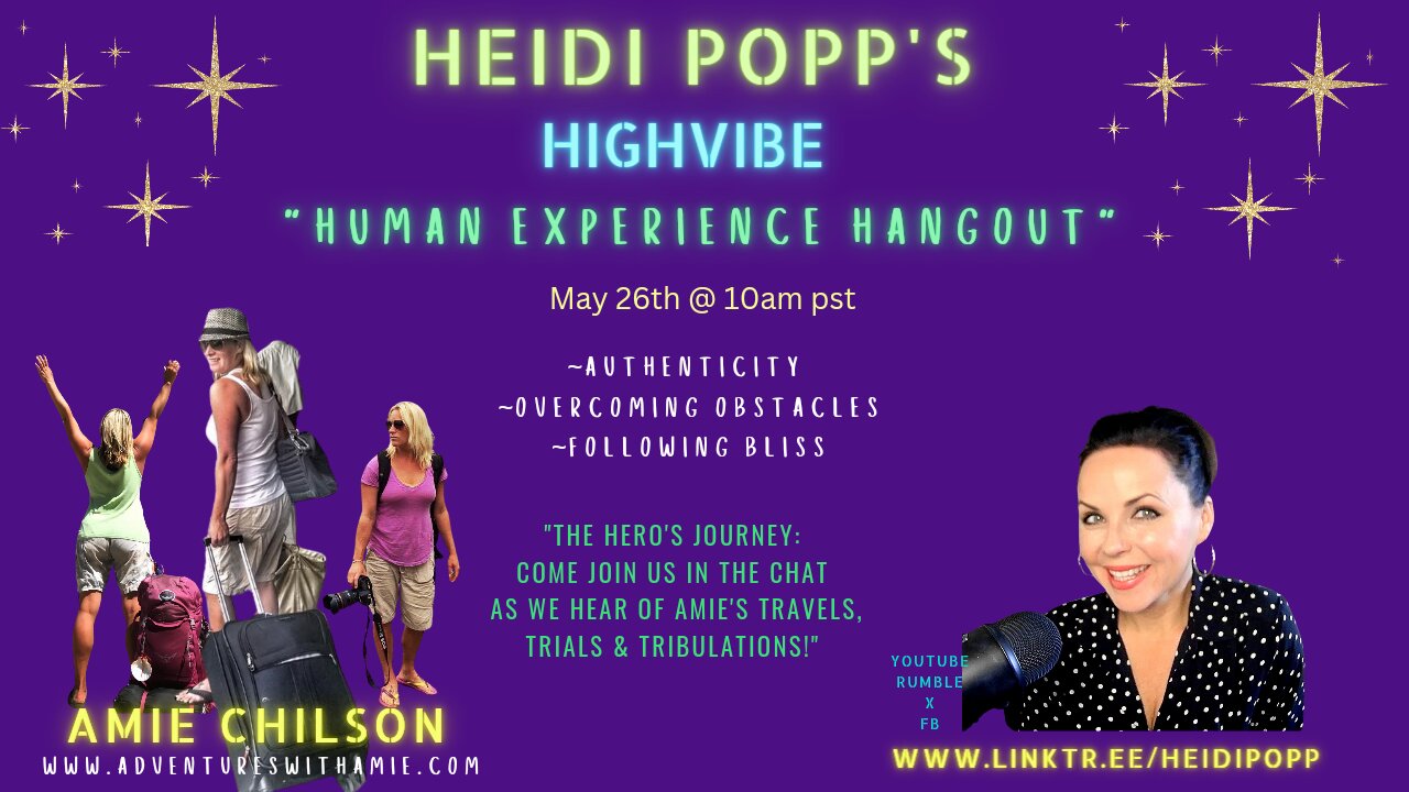 HUMAN EXPERIENCE HANGOUT with Amie Chilson!! 💫