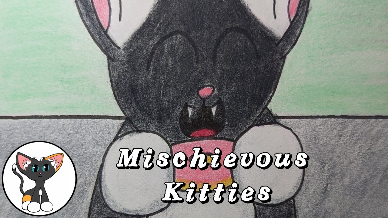 Mr. Fluffles Eating a Donut