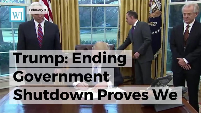 Trump: Ending Government Shutdown Proves We Need More Republicans Elected