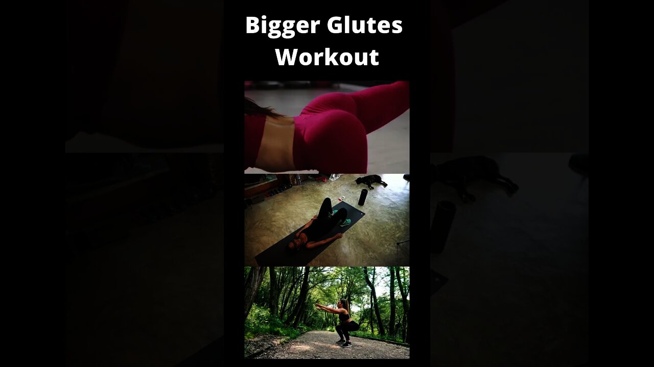 Bigger Glutes Workout at Home | Get Bigger Glutes Fast! #shorts