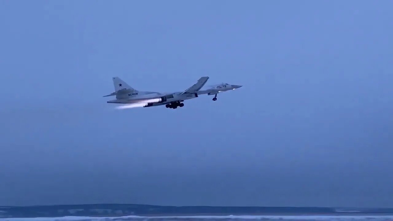 2 Russian Tu-160 nuclear bombers conduct patrol of the Artic, Black & Baltic Seas, & Pacific Ocean