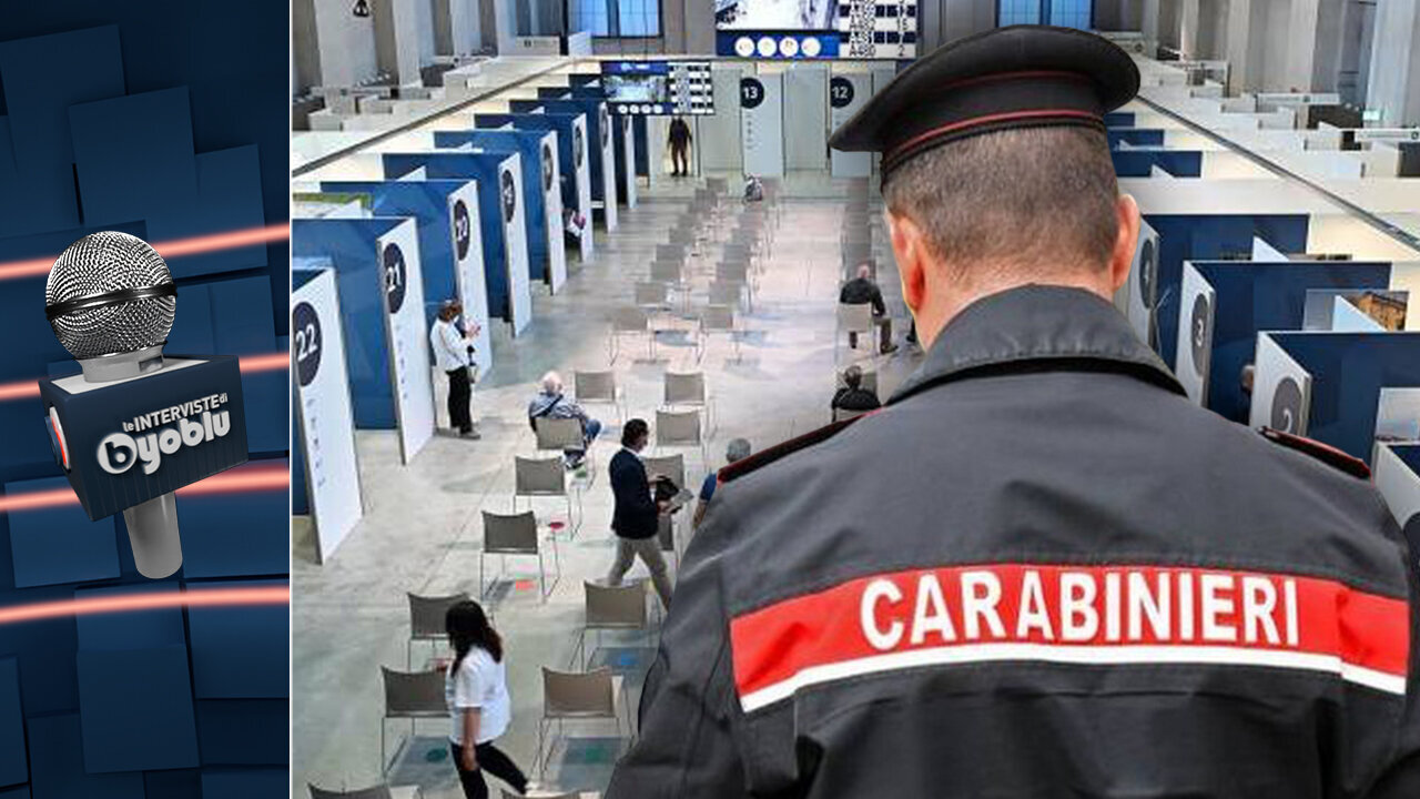 CARABINIERI ALL'HUB VACCINALE. IL RACCONTO DI UN INFERMIERE