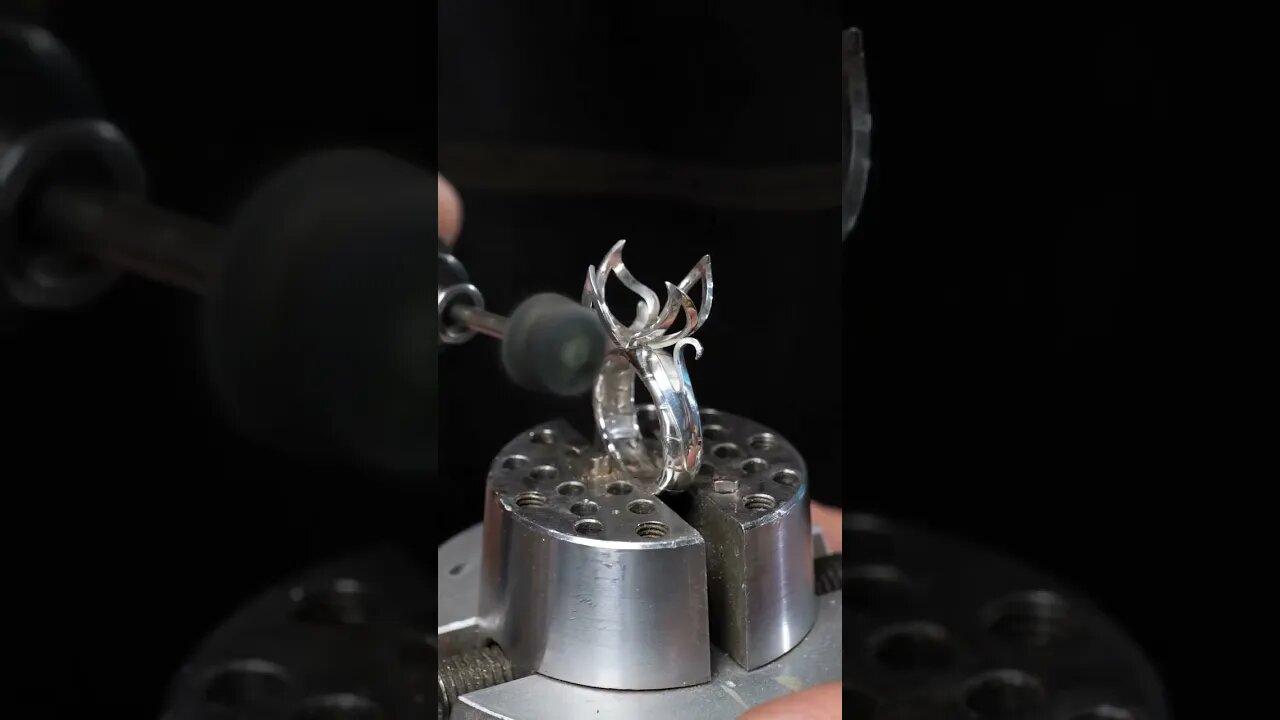 This craftsman bent a can of paint and created an adorable piece of jewelry #craft #woodmood