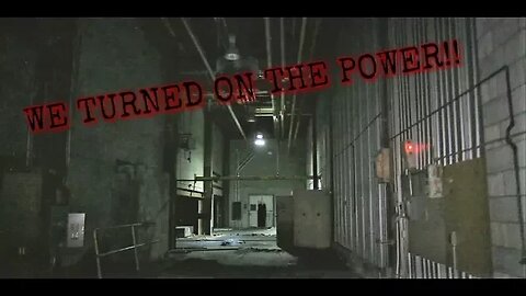 3AM CHALLENGE IN THE MASSIVE ABANDONED FACTORY!! TURNED ON THE POWER!