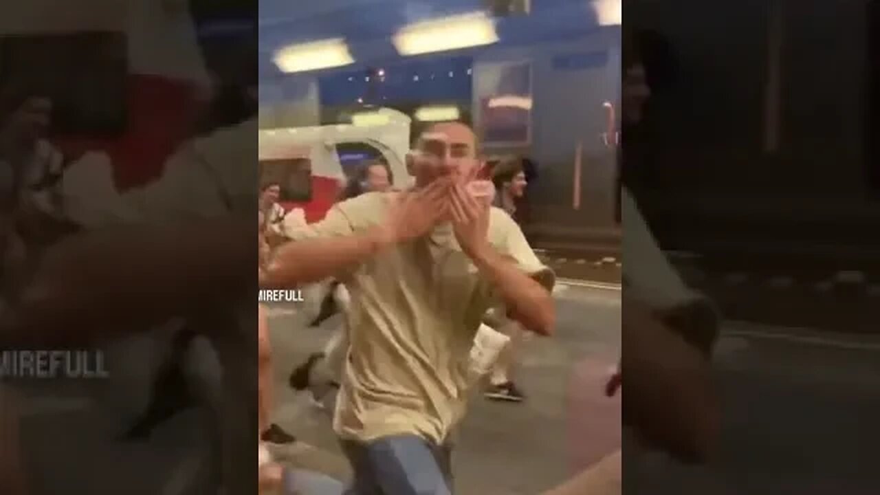 The happiest goodbye ever #shorts #goodbye #train