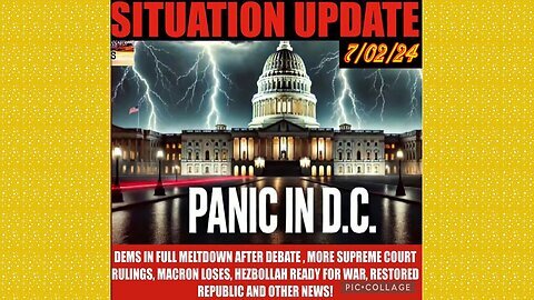 SITUATION UPDATE 7-2-24 - Trump & Biden Debate, Israel & Hezbollah, Gcr-Restored Republic