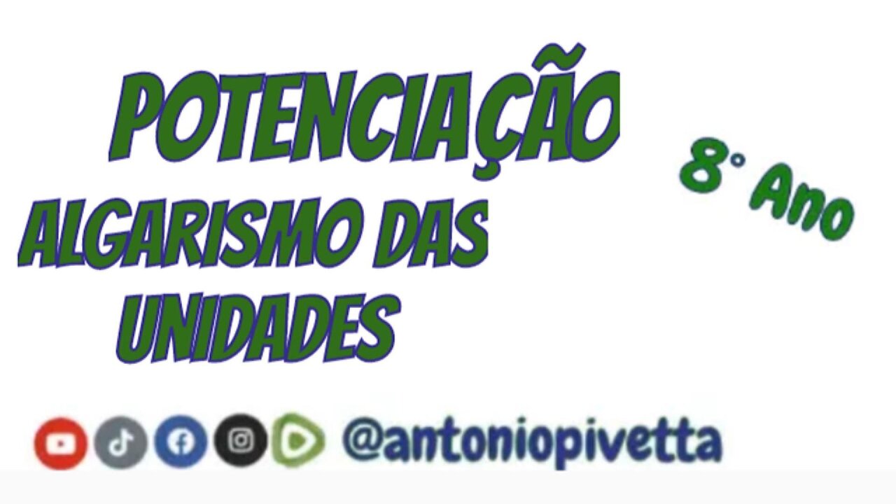 Potenciação - 8º Ano