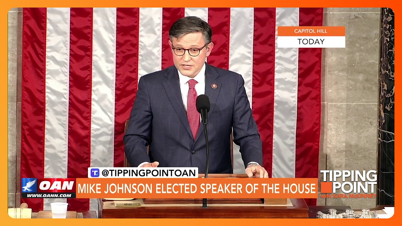 Gaetz's Gamble Worth It: Mike Johnson Elected Speaker of the House | TIPPING POINT 🟧