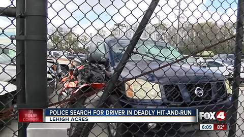 Search for driver after man killed in hit-and-run crash in Lehigh Acres