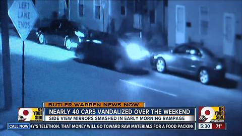 38 cars in Franklin area vandalized over weekend, police say