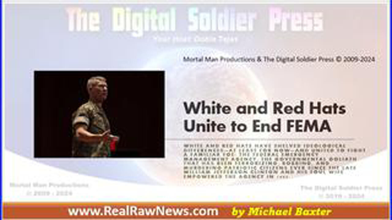 White And Red Hats Unite To End Fema - 10/12/24..