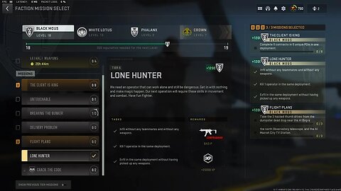 Lone Hunter DMZ Tier 5 Black Mous