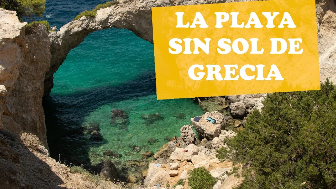 La Cueva de la Foca - La Playa Secreta, sin sol, cerca de Atenas, Grecia