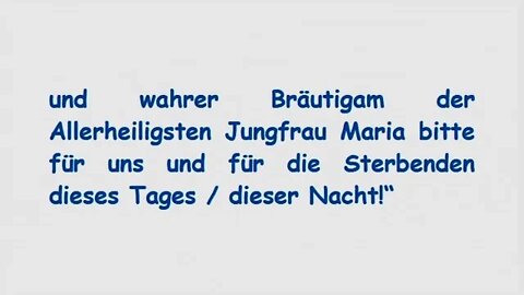 STELLVERTRETEND REUE ERWECKEN FÜR ALLE STERBENDEN
