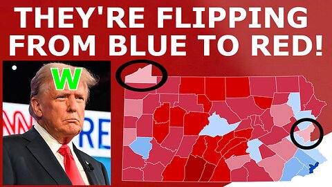 Trump Is FLIPPING Pennsylvania's Bellwether Counties!