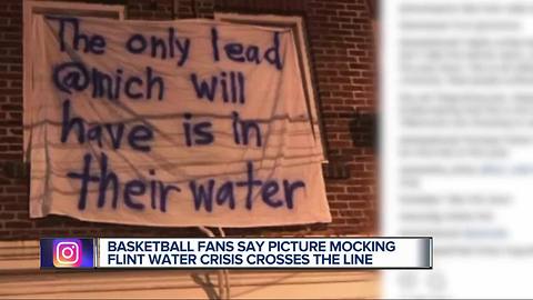 Picture mocking Flint water crisis crosses the line
