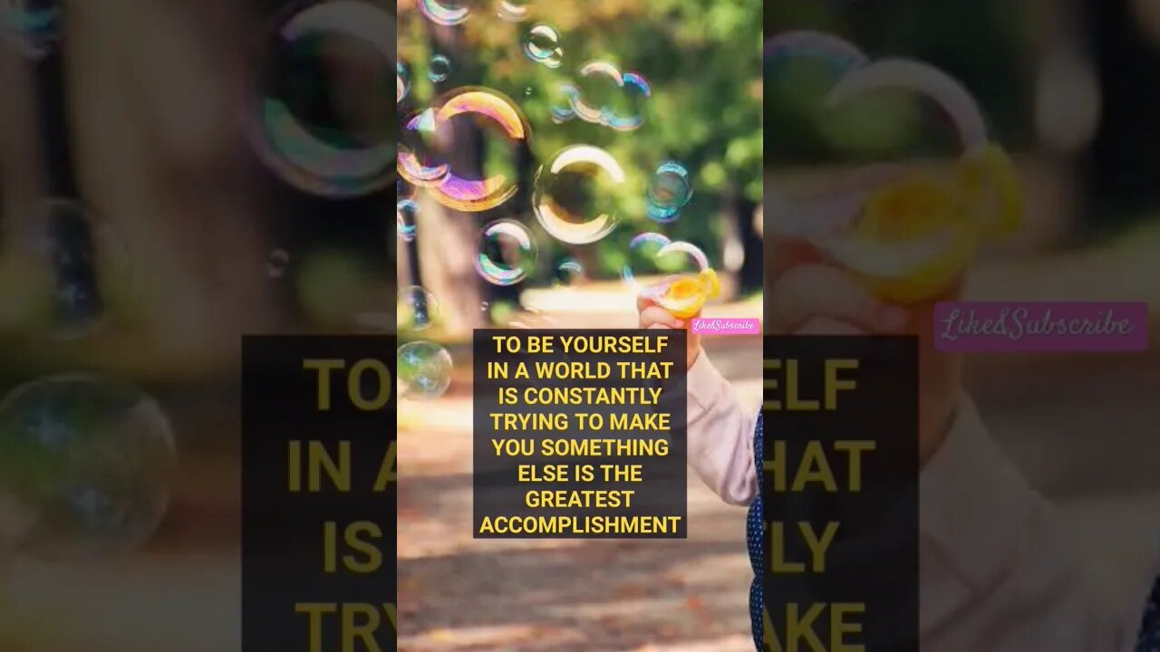 To be yourself #vibes #trending #youtubeshorts #motivation
