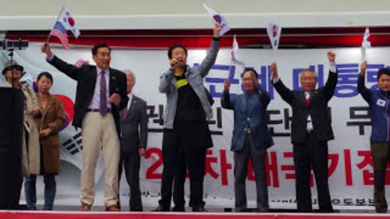 김동열(2017년 10월 28일,대구,태극기집회)-자기들이(홍준표와 자유한국당) 석고대죄해야한다.