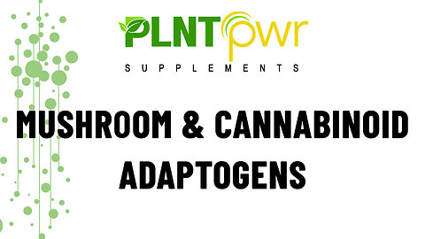 MUSHROOM AND CANNABINOID ADAPTOGENS
