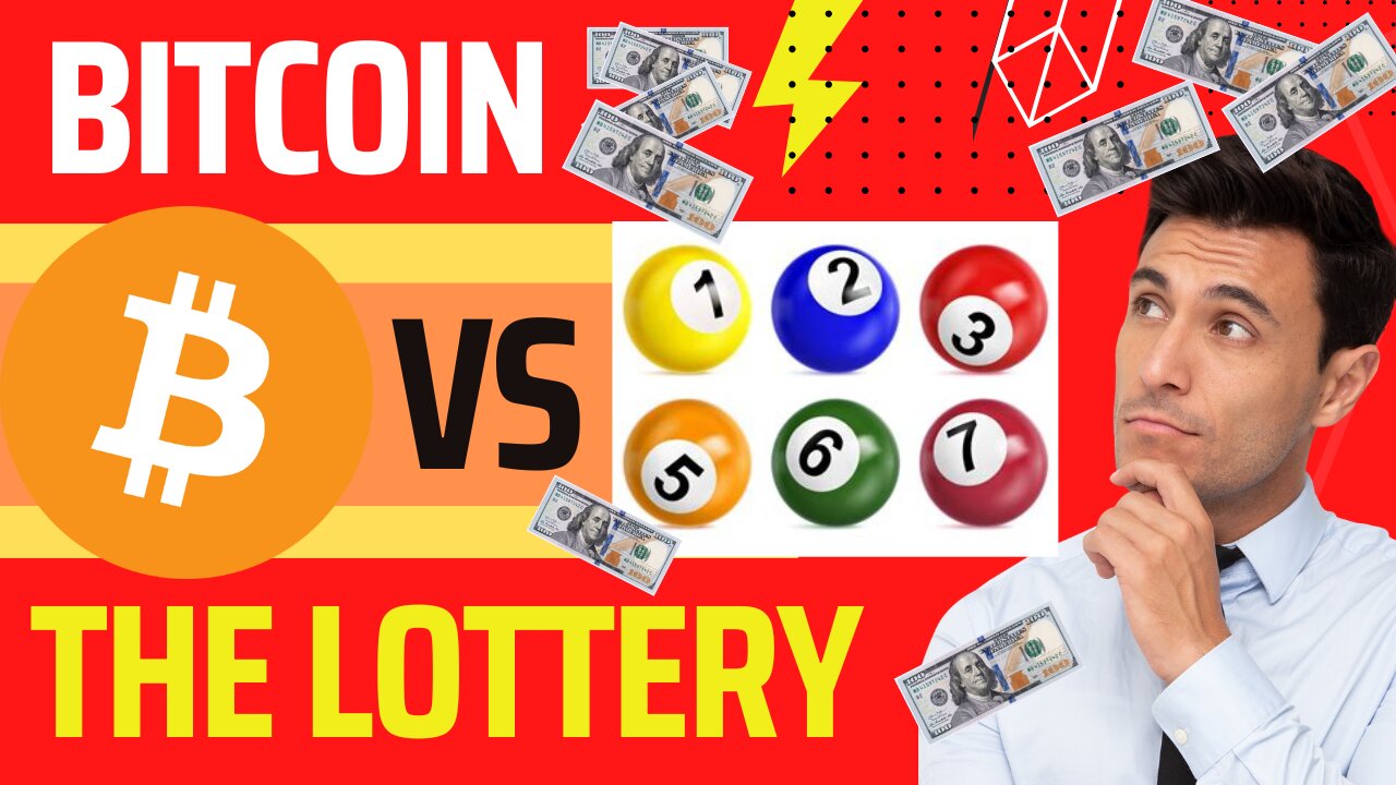 The Odds of Winning The Lottery VS Bitcoin Rich in 2024