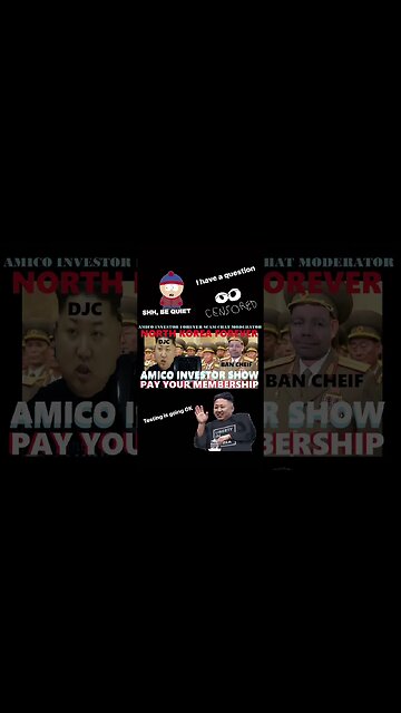 Amico North Korea Forever censored