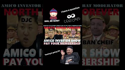 Amico North Korea Forever censored