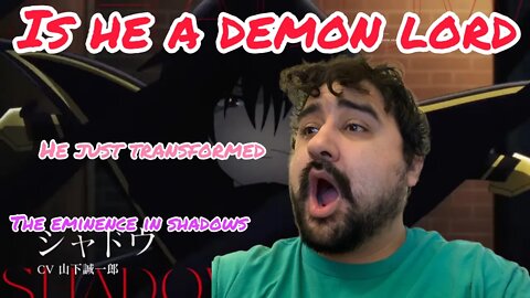 The Eminence in Shadow Trailer Reaction