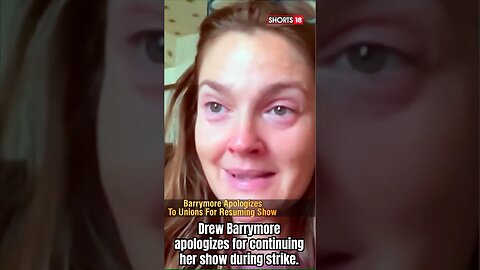 Drew Barrymore issues a tearful apology to unions for doing her show during strike. #media
