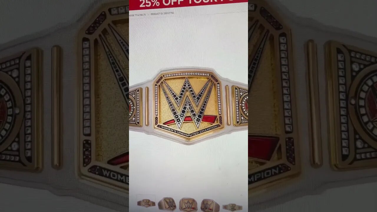 Why Does The New WWE Women's Title Belt Say Undisputed?? #shorts