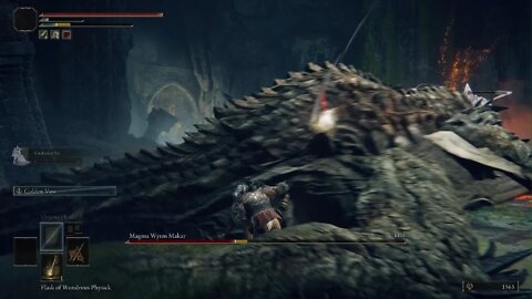 ELDEN RING Magma Wyrm Maker Boss Fight