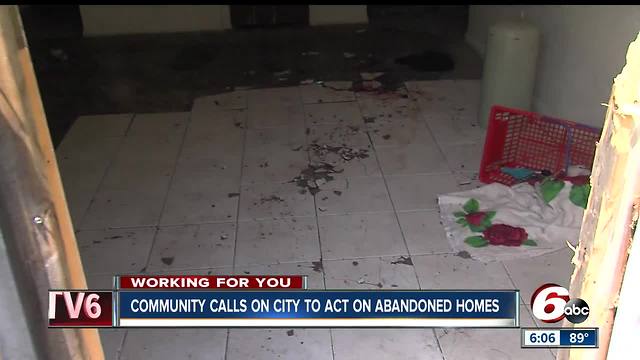 Far east side community calls on city to act on abandoned homes after latest murder