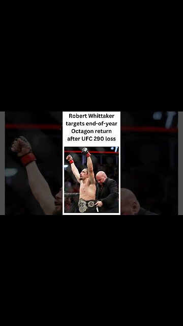 Robert Whittaker discusses his knockout loss against Dricus du Plessis at UFC 290. #shorts