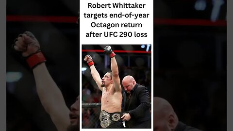 Robert Whittaker discusses his knockout loss against Dricus du Plessis at UFC 290. #shorts
